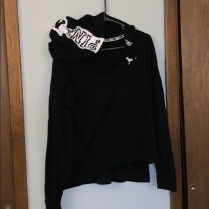 Black V-neck Victoria’s Secret hoodie
